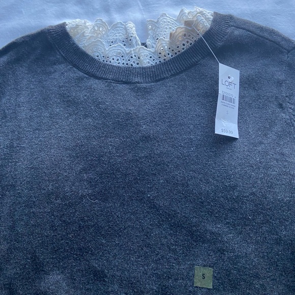 LOFT Charcoal Gray Sweater - Picture 4 of 7